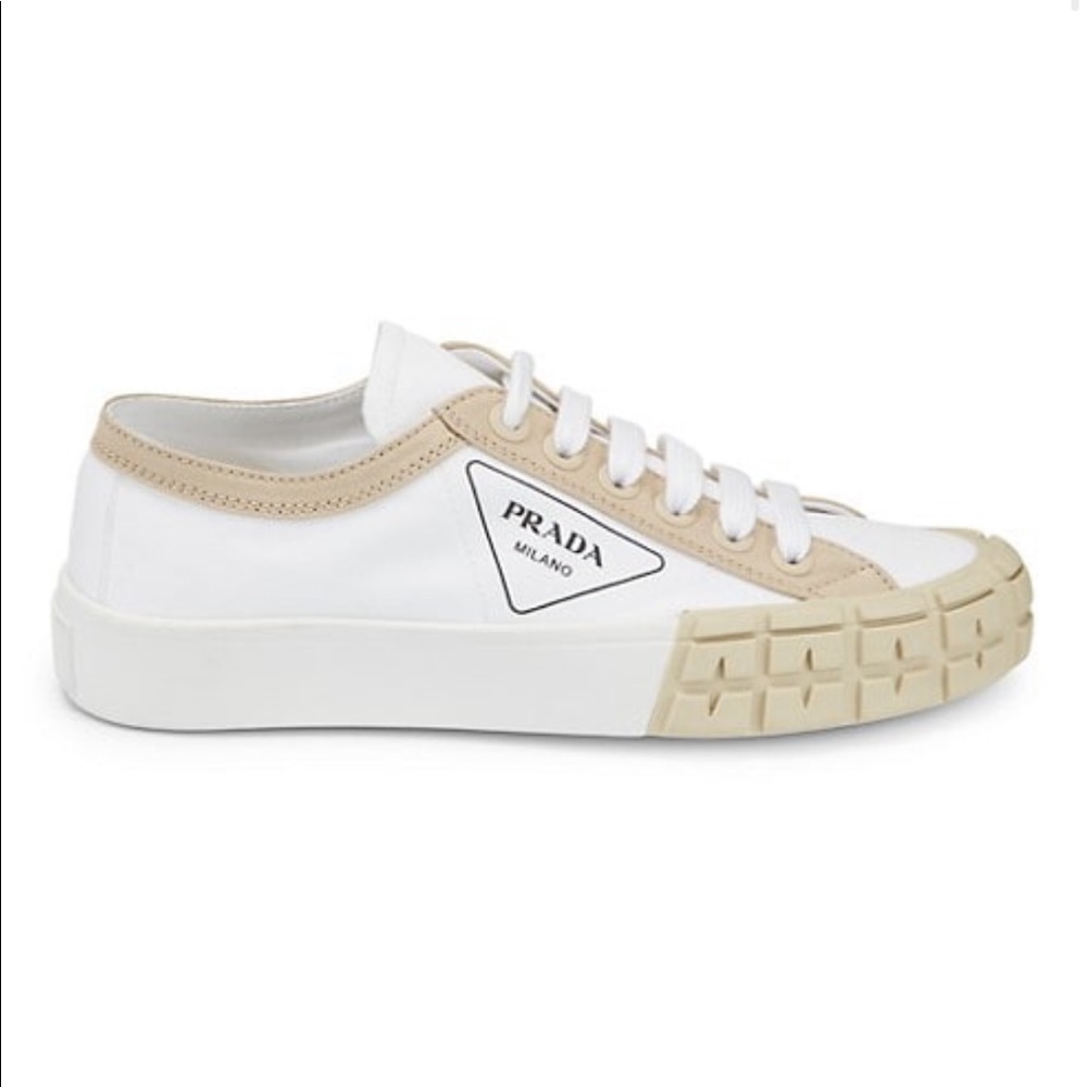 PRADA| Colorblock Canvas Sneakers size 40
